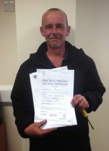 Driver Russell with HGV Certificate