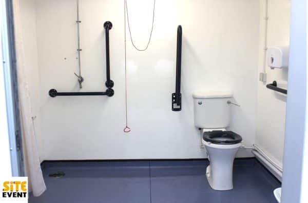 vacuum disabled toilet pod